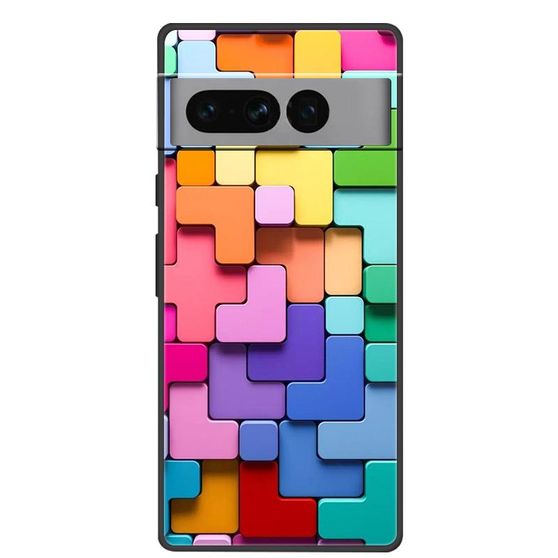 For Google Pixel 7 Pro Case Soft Black Silicone Bumper Butterfly Phone Cover for Googe Pixel7 7Pro Pixel7Pro Cases Fundas Coque