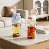 Water Bottle Summer Double Drinking Cup Girls High Value Student Plastic Portable 1011 New Cute Children Straw Cup