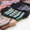 New Winter Thick Warm Stripe Wool Socks Casual Thicken Sock Business Male Socks Man Gift