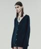 Thevinylhouse Mohair Cardigan Navy (Vh2Dfuk680A)