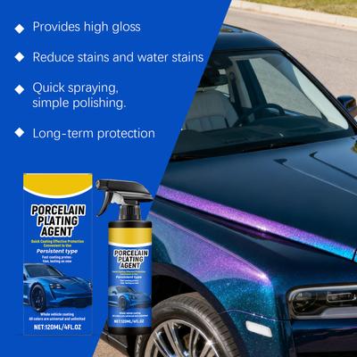 Spray do powłoki samochodowej Skutecznie usuwa plamy Osady po wodzie Wodoodporność Polerowanie Odnawianie Konserwacja Spray do powłoki samochodowej 120ml