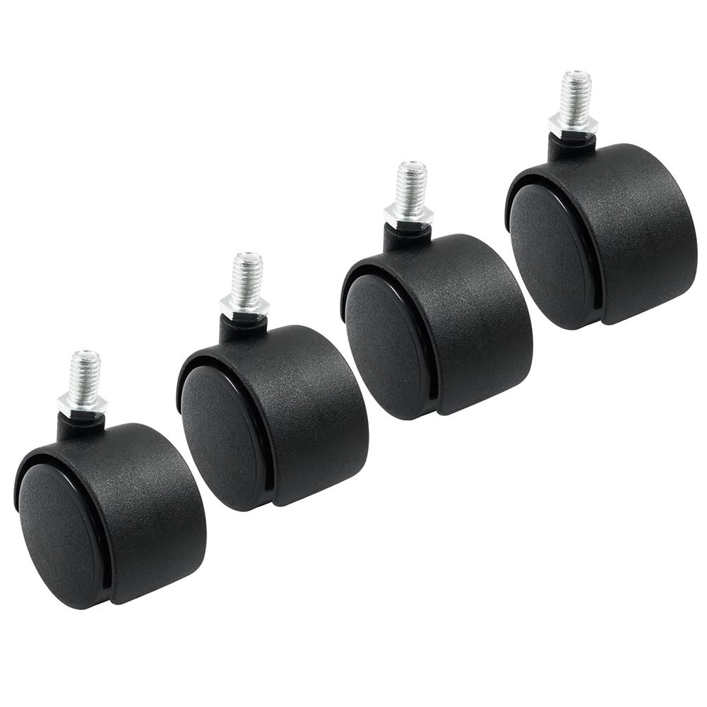 Perfect For Home Use Swivel Caster Wheels Flexible Nylon Caster Wheels Height 2.56 65mm Perfect For Furniture Rustproof Material