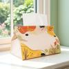 Luxury Leather Tissue Box Organizer for Stylish Home or Office
