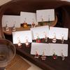 Santa Claus & Gingerbread Man Christmas Hat Earrings – European & American Style Festive Fashion for Women