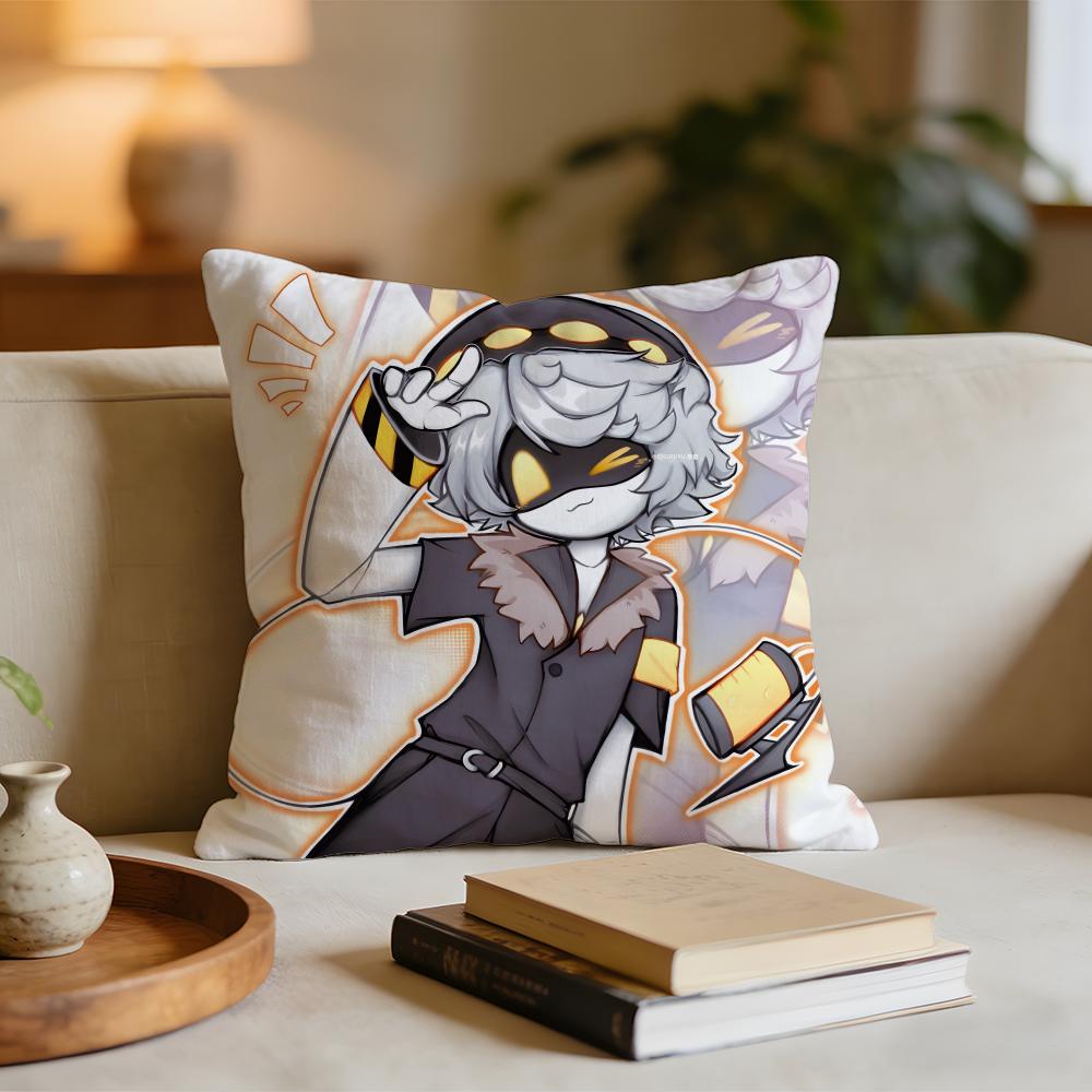 Anime MMurder Drones Cushion Cover Short plush pillowcase for bed sofa carwashable