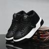 Scarpe alte con suola spessa da uomo, nuove scarpe traspiranti mid-top per l'autunno, scarpe rialzanti da uomo TK