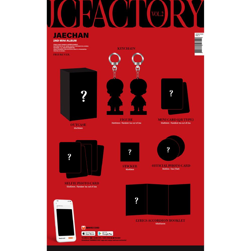 Pre-order JAECHAN 2nd Mini Album JCFACTORY Vol.2 Figure Ver.