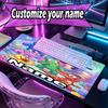 Custom Name Personalized Game Rainbow Friends Pattern Mousepad, Laptop PC Desk Mat, Decorative Desk Mat for Home Keyboard Pad Gift