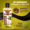Multani Naturals Shikakai Tulsi Ayurvedic Hair Oil 270 Ml Pack Of 1 Stronger Shinier Hair Fall Control Dandruff Care