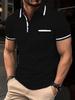 2026 Summer Men's Sports Polo Shirt with Button Pocket