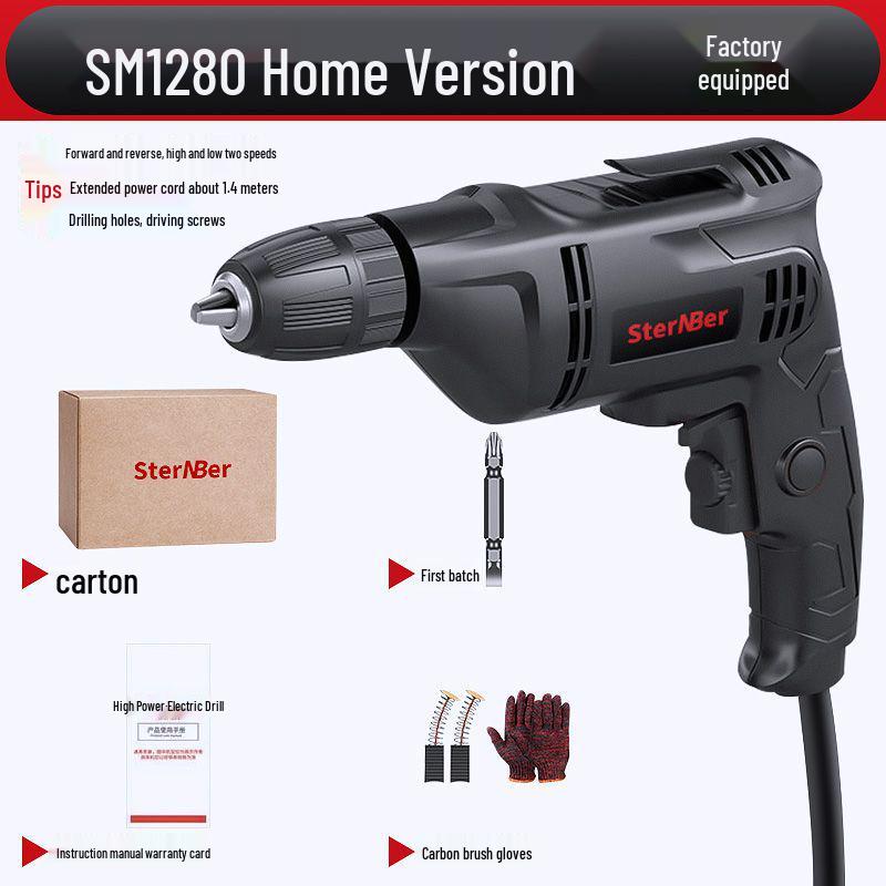 

High-Power Electric Drill & Screwdriver for Home Use
