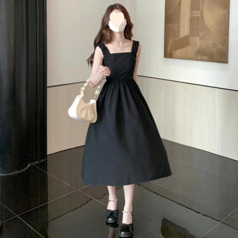 Summer 2024 Waist-Cinching Slim Dress for Women Large