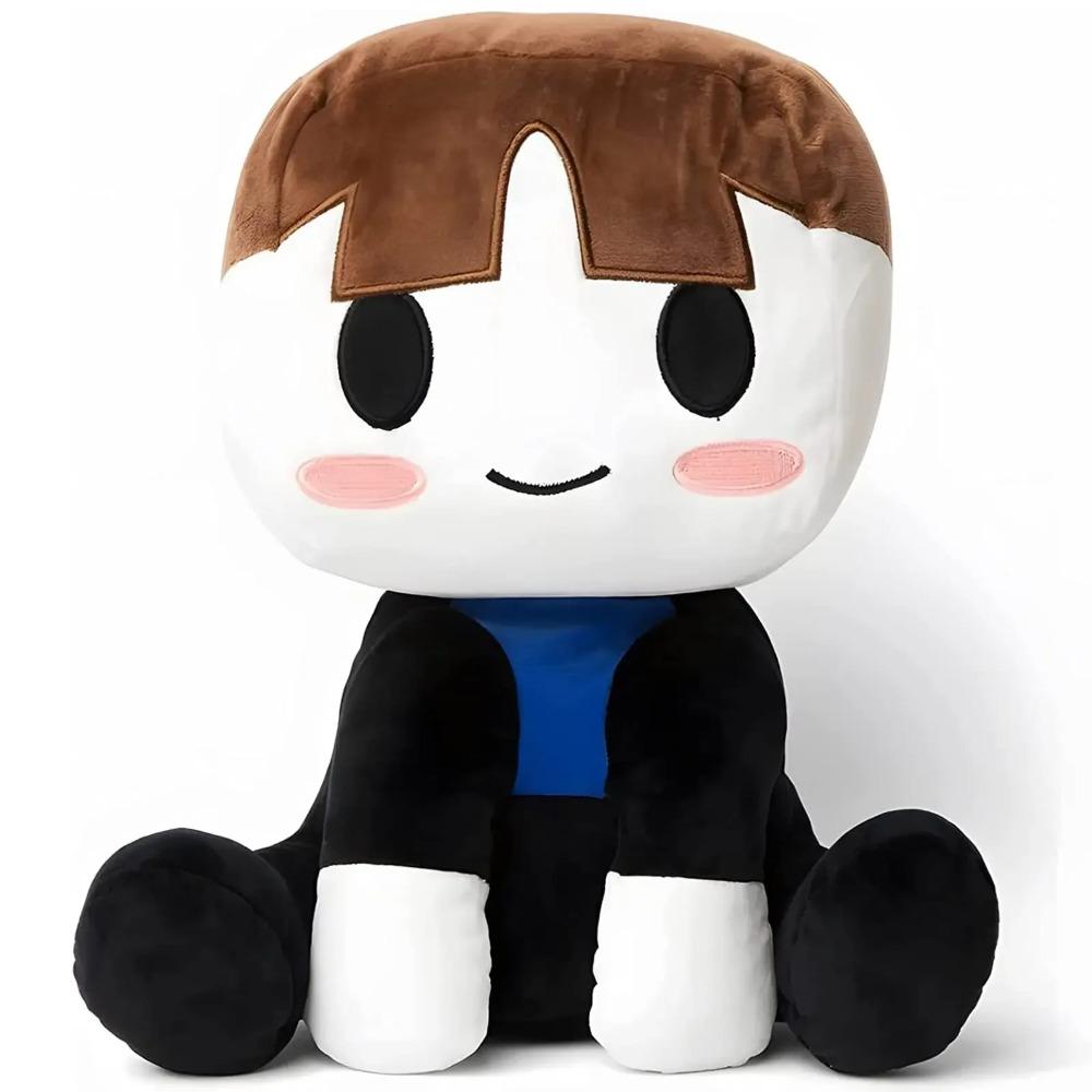 Plyšáci Blox Buddies 7,8 palce Blox Buddy s hnědými vlasy noob Plyšák mazlíček x Hračky Plyšový polštář Dekorace