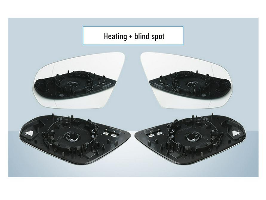 Compatible Rearview Mirror Lens for Mercedes-Benz: C-Class, C180, B200, GLA, GLC, V-Class, S-Class, E-Class, E260L