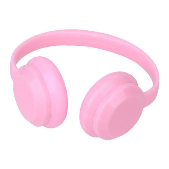 

Детские наушники 17 см Наушники для кукол Модные наушники Аксессуары для творческих игр и фотографии розовый