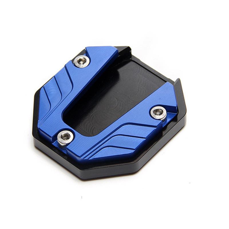 Universal Scooter Motorcycle Bike Kickstand Extender Foot Side Stand Extension Pad Support Plate Anti-skid Enlarged Alloy Base