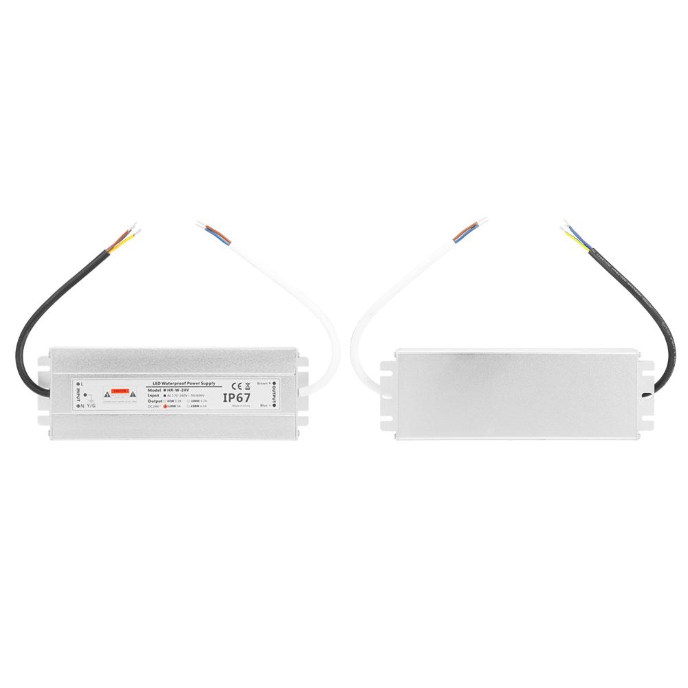 24V 120W 5A LED Light Strip Power Supply IP67 Waterproof LED Driver Transformer