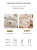 All-Cotton Dorm Bedding Set: Printed Sheets, Mattress Protector, and Pillowcases