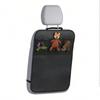 Car rear seat storage case with 3 storage pockets, oversized waterproof rear seat protector, dust, mud and scratch resistant