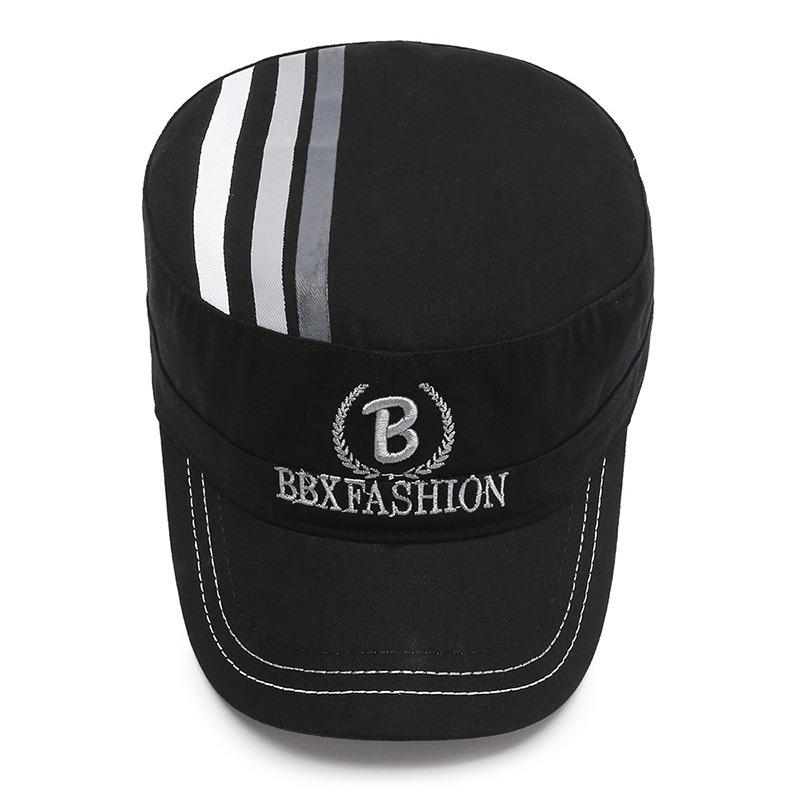 Autumn Hat Personality Spring and Autumn Flat Top Hat Alphabet Baseball Cap Outdoor Street Embroidery Cap