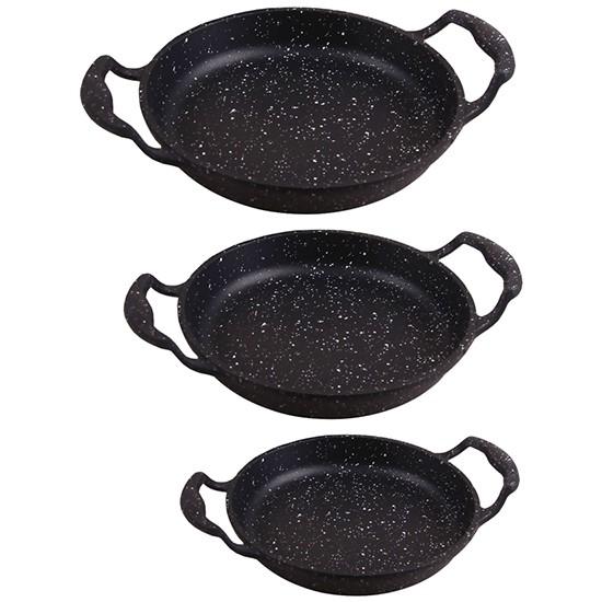 

Набор посуды Biev Cast Iron из 3 предметов 18-20-22 см