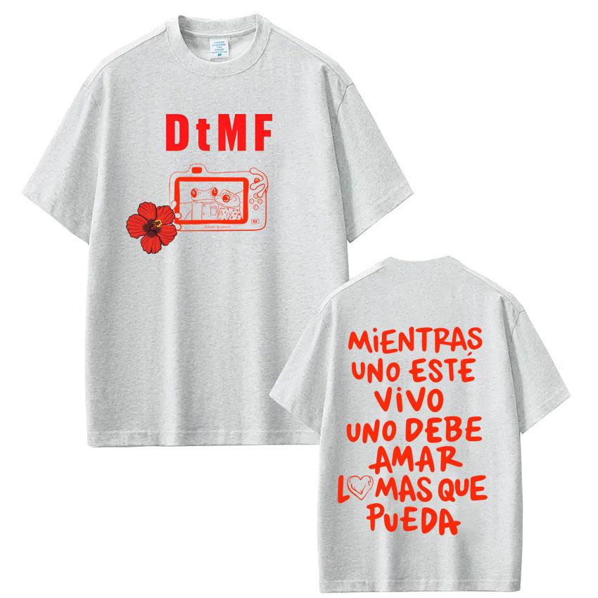 Rapper Bad Bunny Tour Debi Tirar Mas Fotos DTMF Merch Maglietta 2026 Estate Unisex Moda Donna Cotone Maglietta Oversize Y2K