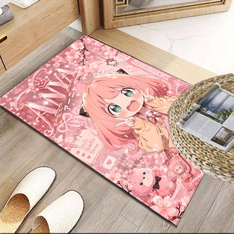 Fantasy Battle Anya  Carpet, Kitchen Rugs, Yoga Mat, Non-Slip Mats, Rug for Bathroom, Living Room Bedroom, Camping Rugs Christmas Gift