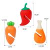 1PC Creative Cute Little Pepper Carrot Chicken Leg Modeling Pot Lid Raising Silicone Anti-Spill Kitchen Practical Fun Gadget