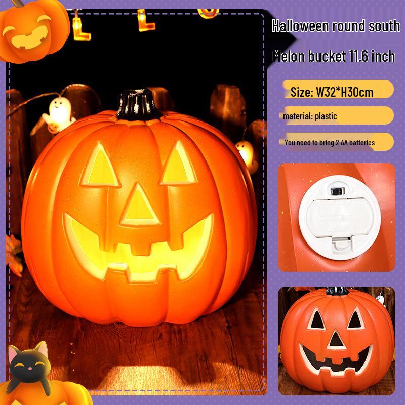 Lanterne citrouille à LED pour décoration d'Halloween, idéale pour les fêtes et événements