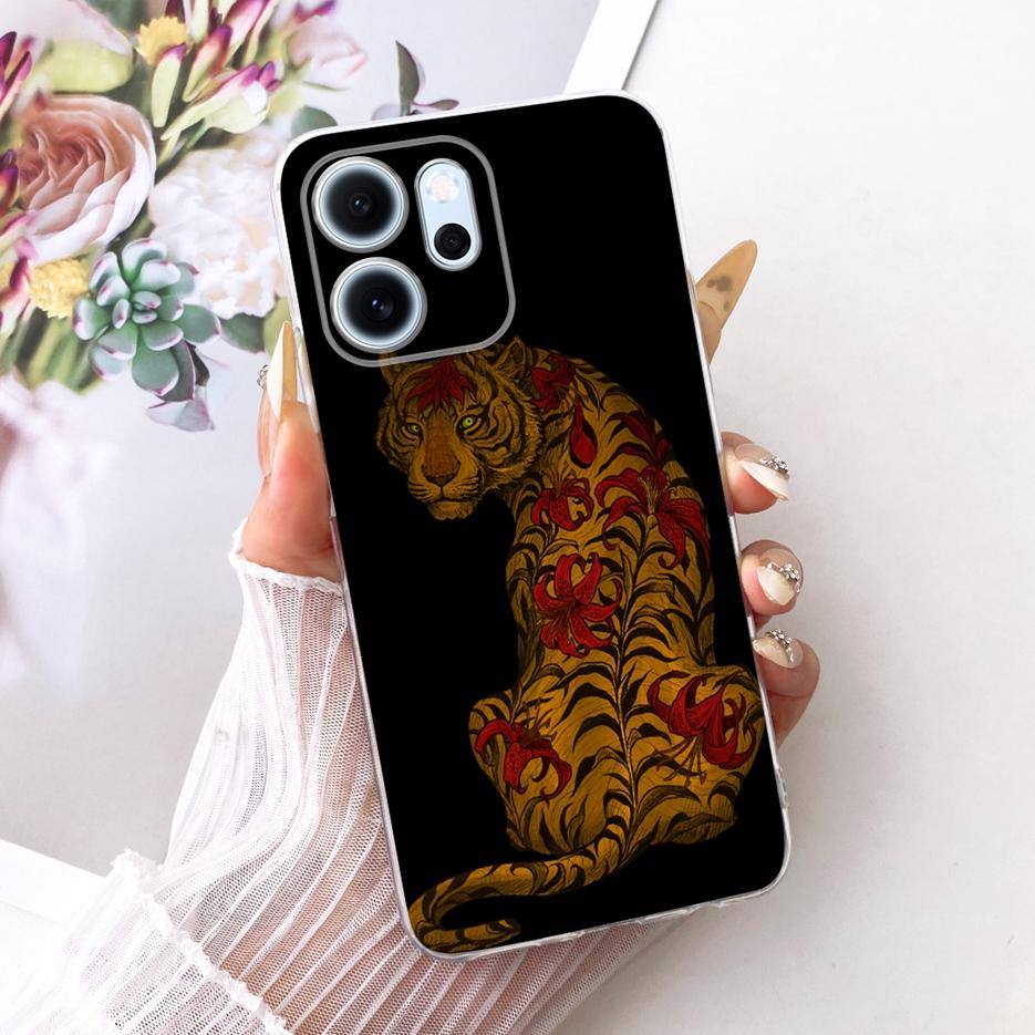 For Oppo Reno 14 Pro Case Reno14 F 5G Colorful Flowers Painted Cover Soft Slim Phone Case For Oppo Reno 14F Reno14 FS Pro Fundas