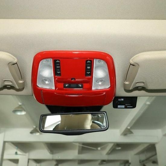 Red Central Console Interior Exterior Decor Set Cover Trim for Dodge Charger 15+