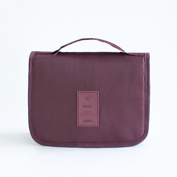 Large Capacity Portable Makeup Bag with Hanging Hook