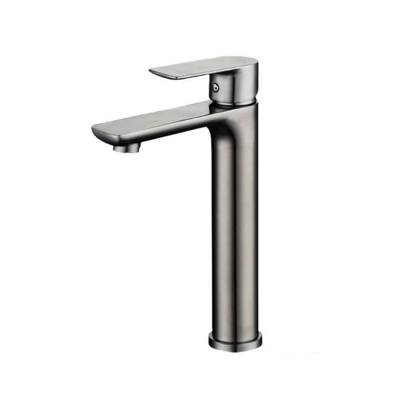 

Simple Single Hole Bathroom Sink Faucet Durable Stainless Steel Easy To Install Quick Installation Water Saving