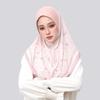 New Malaysia Women Hijabs Shawl Floral Print Diamond Fashion Arab Elastic Head Wrap Bonnet Long Scarf Scarves Turban Cap