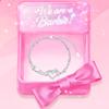 Barbie Bracelet Simple double-layer smart love chain, niche high-end design bracelet, flash zirconium ins style, versatile, good luck TX2308103A