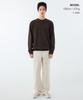 MUSINSA STANDARD Minimal Crew Neck Knit [Brown]