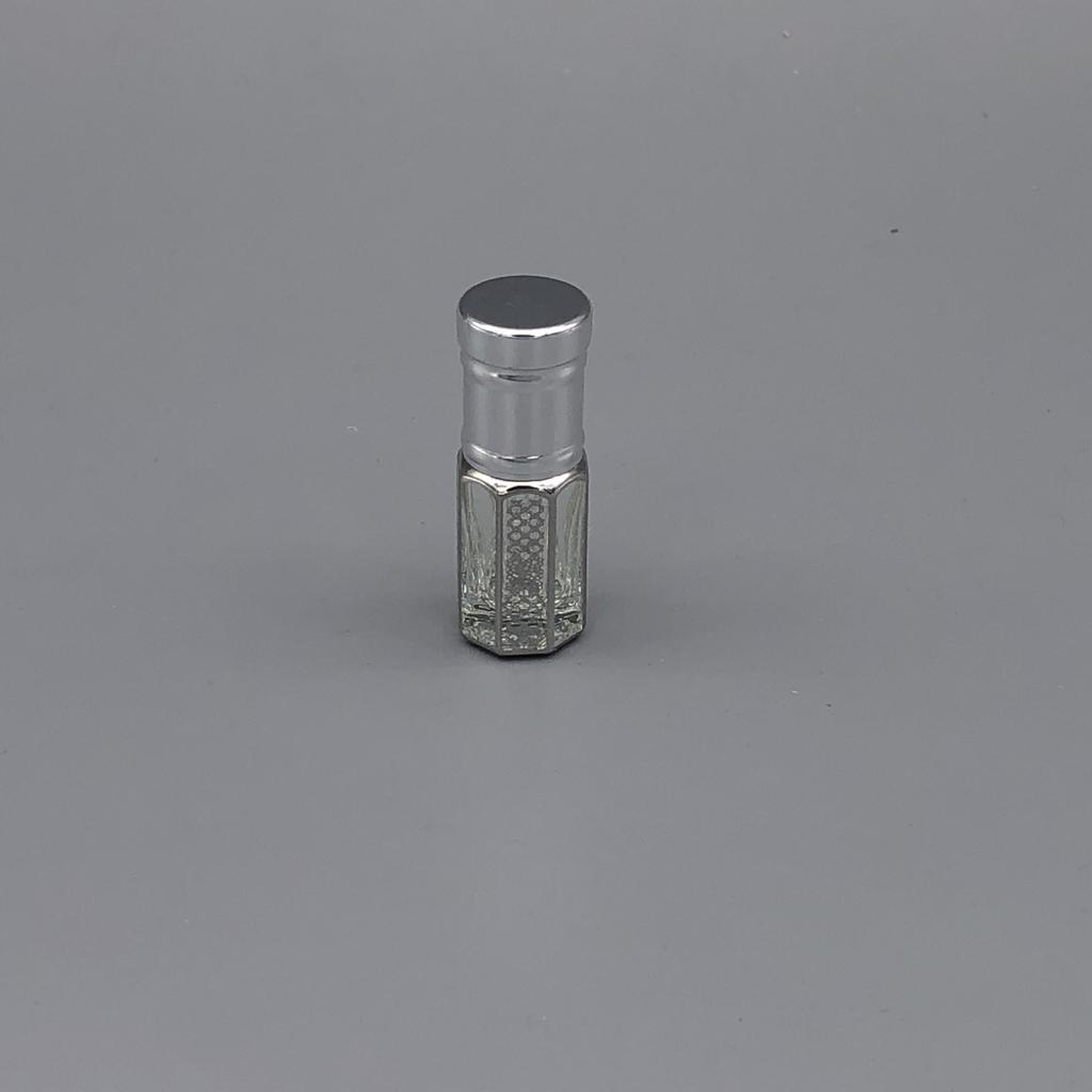3ml Empty Glass Roll-on Bottle, Essential Oil Perfume Roller Ball, Portable Massage Sample Container for Travel