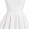 Sleeveless Solid Color Dress Women's Waist New Sexy Style