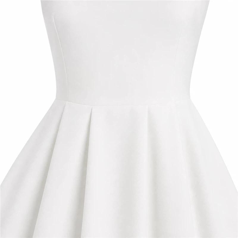 Sleeveless Solid Color Dress Women's Waist New Sexy Style
