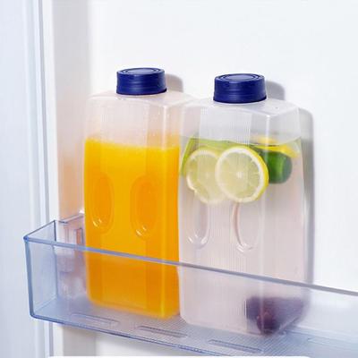 2L Juice Dispenser Leak Proof Beverage Container with Scale Heat Cold Resistant for Tea Coffee Milk Refrigerator Picnic Hiking