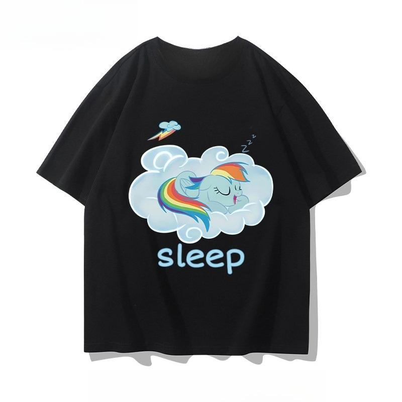 2026 summer new Little Pony animated series Briq Yunbao related products shortsleeved Tshirt for both Unisex and Women