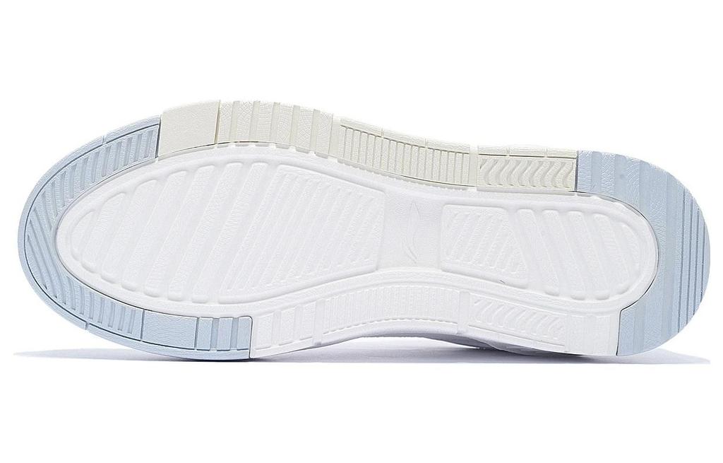 Li Ning ACE V2 Abrasion Resistant Breathable Low top Skateboard Shoes Women's White Gray AGCS156-1