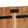 Headboard 140 cm Solid Acacia Wood