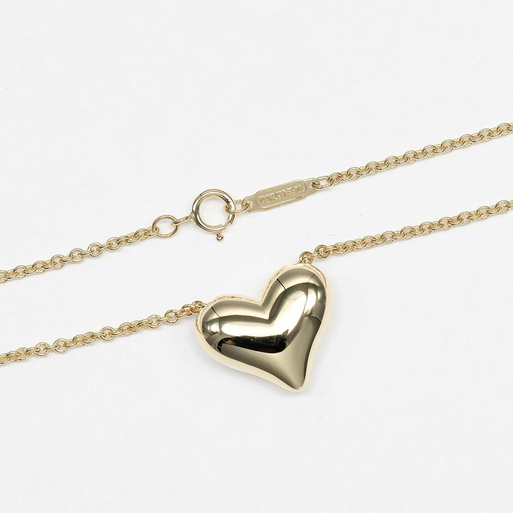 TIFFANY&Co. Pintide Heart Necklace K18 yellow gold 8.1g Women Used