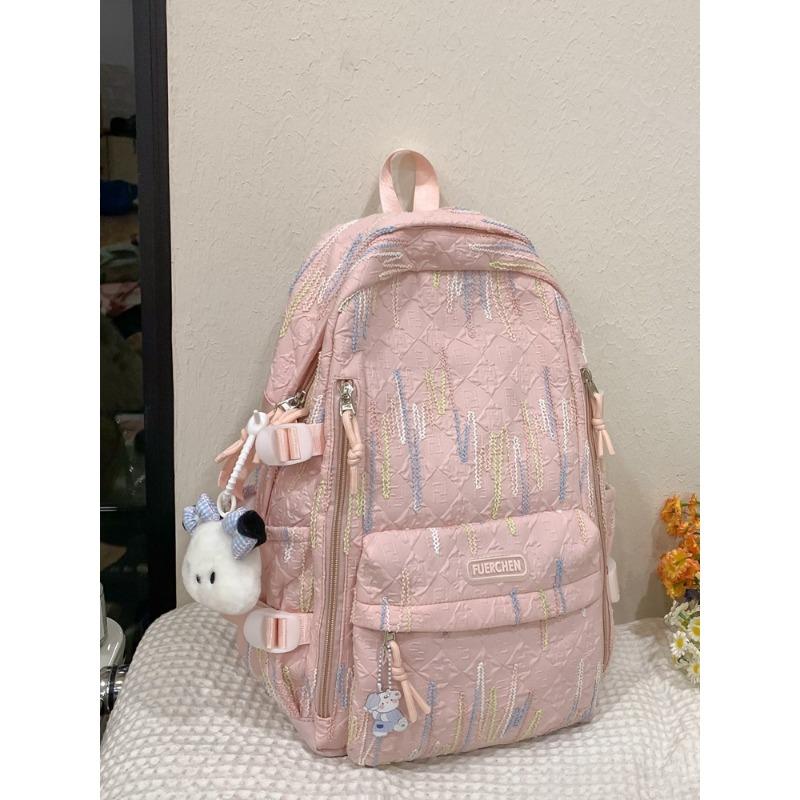 

Новый корейский стиль, большая вместимость, повседневный рюкзак в студенческом стиле, модный рюкзак в стиле «маленькая свежесть»