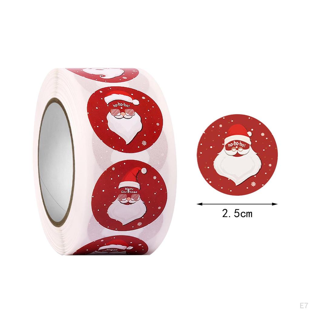 Christmas Party Stickers Seal Labels DIY Seals Game Paper for Card Making
