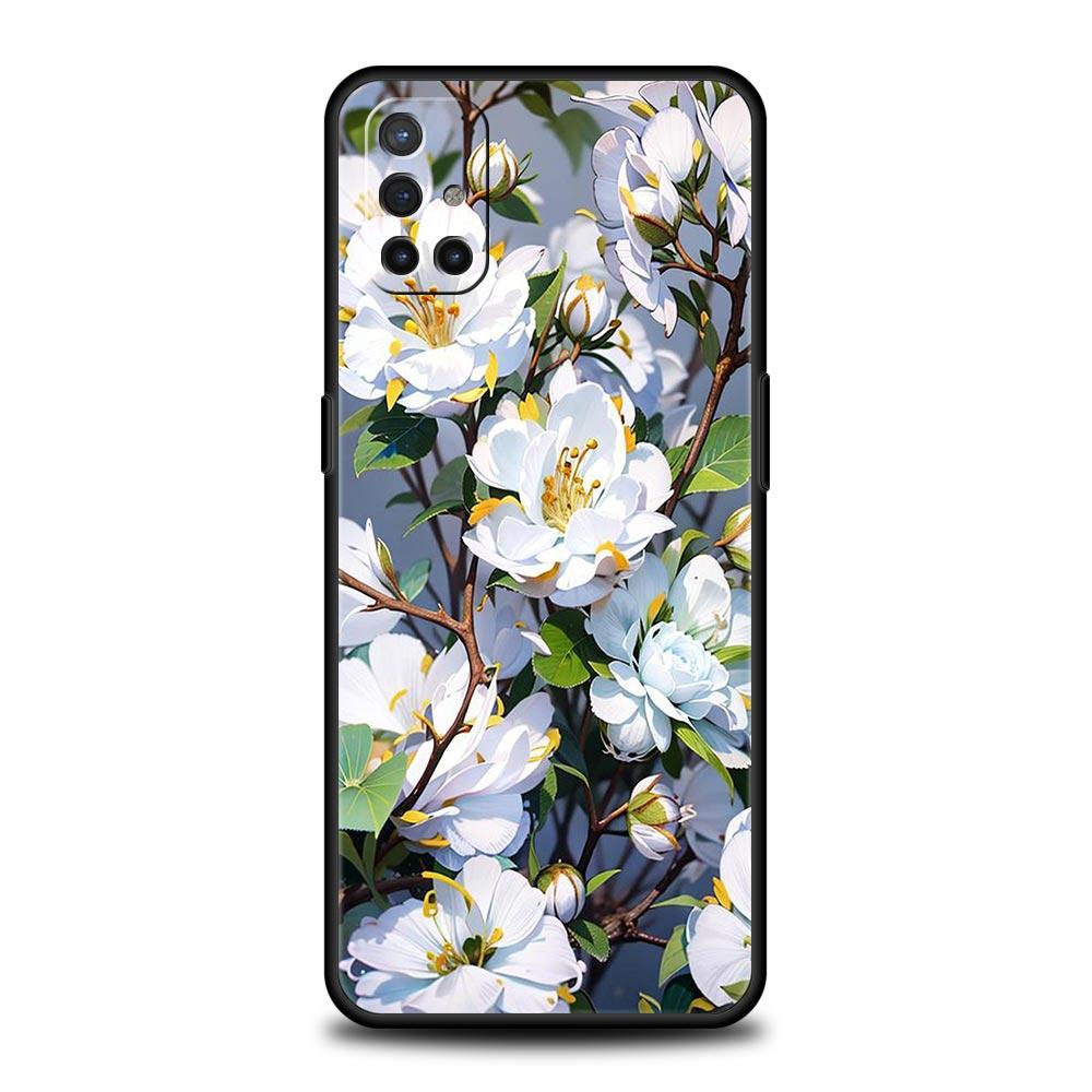 Phone Case For OnePlus 11 10 9 Pro 9T 12R 10R 9R 9RT 10T 8T 8 7 6T 7T Nord 2T CE 2 5G N200 N10 N100 Cover Cherry Blossom Tree