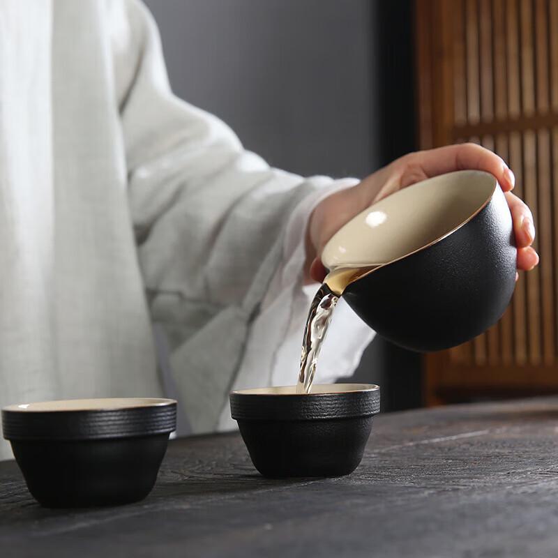 Mini Portable Ceramic Travel Tea Set