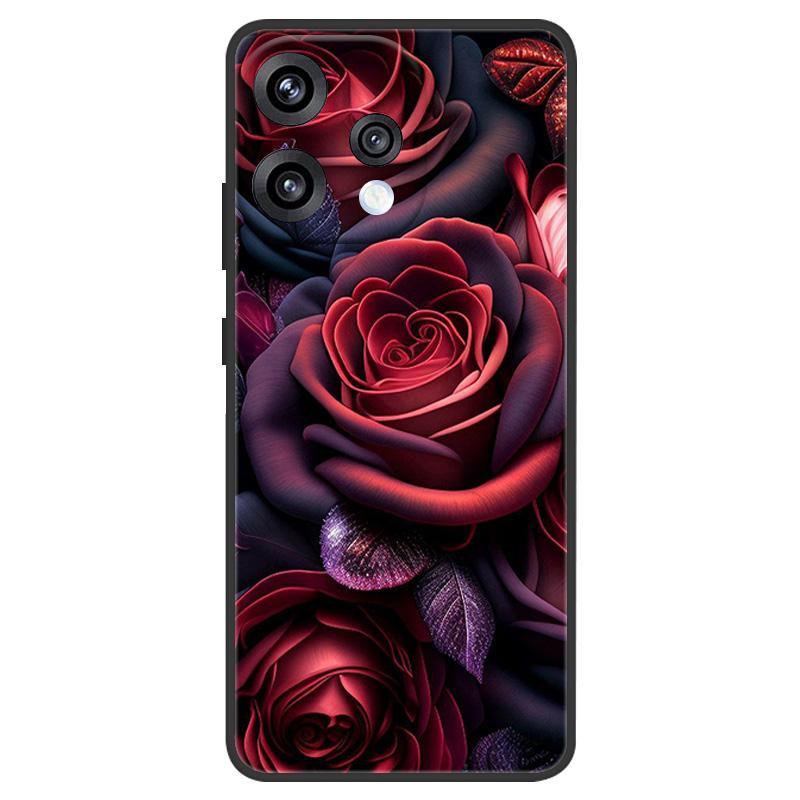 For OPPO Reno 15 Case For OPPO Reno 15C Cover Cute Flower Printing Soft Silicone Cases For OPPO Reno15C Reno15 Coque Fundas