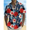 Moon Star Hawaiian Shirt Men Women Fashion Casual Hawaiian Sea Shirts Short Sleeve Button Blouse Festive Holiday Tops